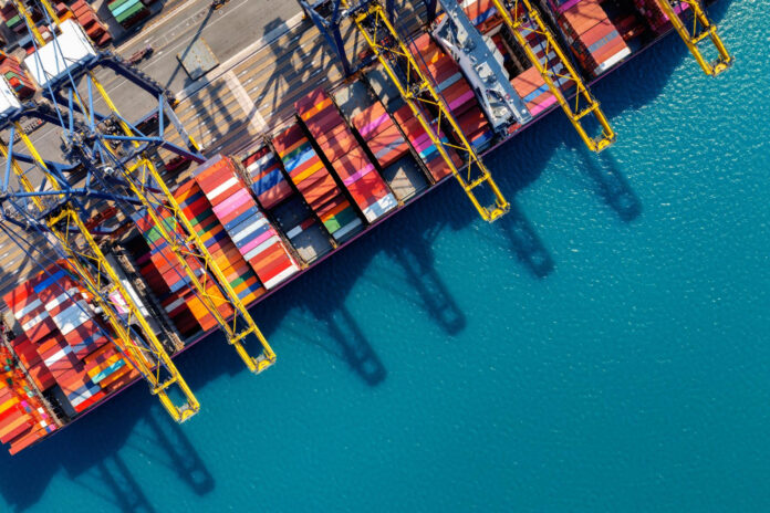 aerial-view-cargo-ship-cargo-container-harbor